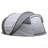 4-6 Persons White + Gray Pop-Up Boat Tent