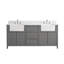 Meuble-lavabo double 72 po Aisa-405892920