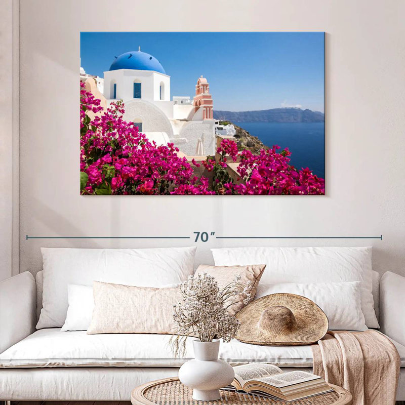 Ravi Santorini Cycladic Architecture, 32" H x 48" W
