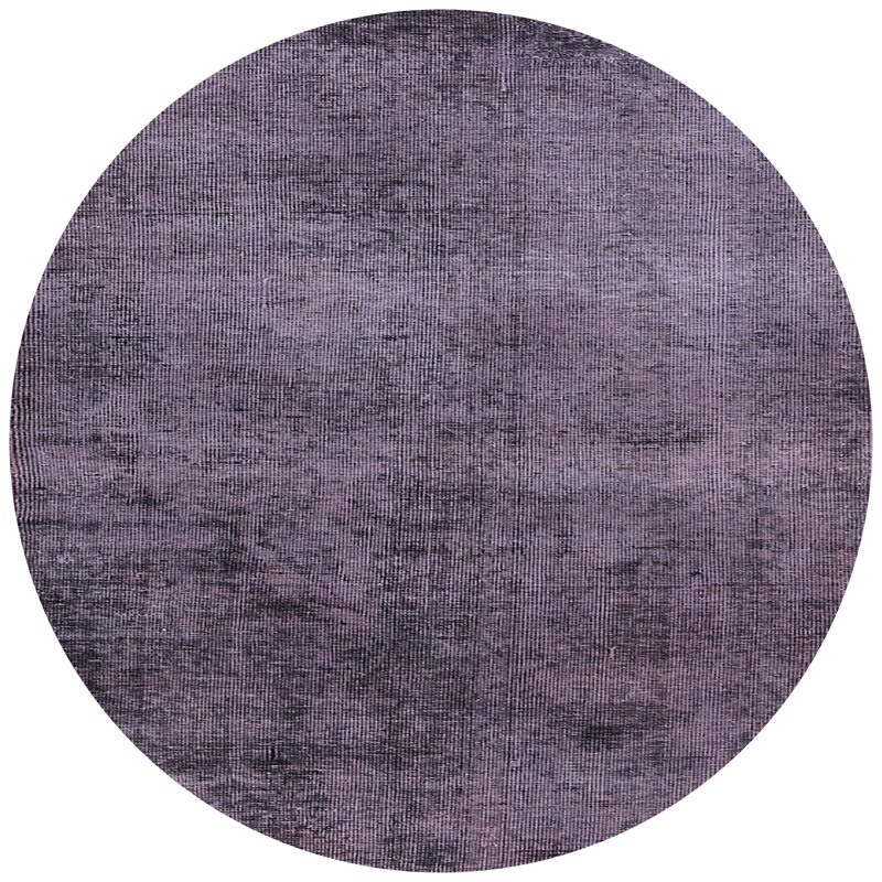 Tapis gris foncé Replay, Rond 8 pi