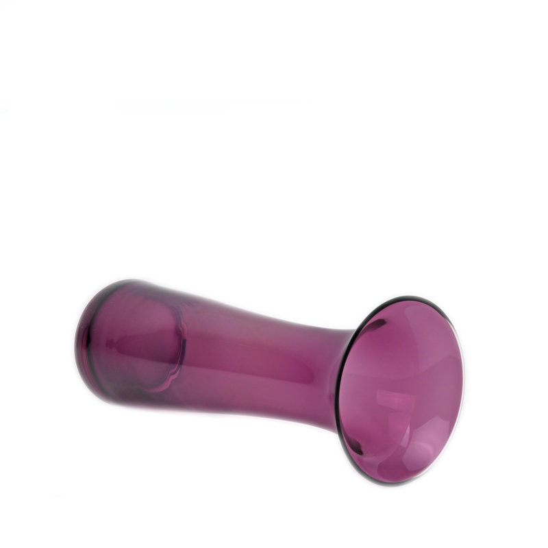 Madison Handmade Glass Table Vase, Violet, 18" H x 7" W x 7" D