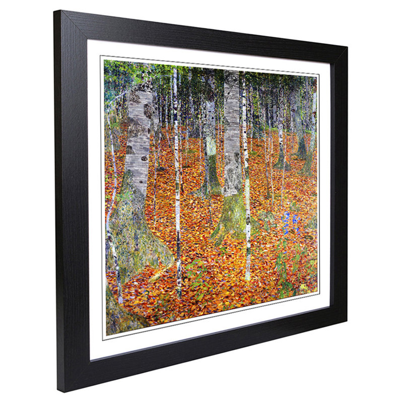 Gustav Klimt - Single Picture Frame Painting, Black
