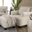 Ensemble de salon 5 pièces avec repose-pieds avec rangement Largo Pearl / Estonie berbère-1976374060