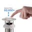 Drain escamotable de lavabo de salle de bain avec trop-plein-69464621
