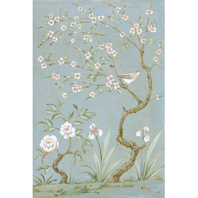 Murale de printemps I bleu