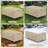 Durable 420D Outdoor Table Cover - Waterproof And UV-Resistant Patio Furniture Protector With Vents And Straps-1148672059