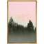 Nature, paysage «Pastel Sky Birds Fly Pine Trees» sur toile-99321132-99321136