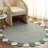 Braided Hand Woven No Pattern Indoor Rug-1129312746