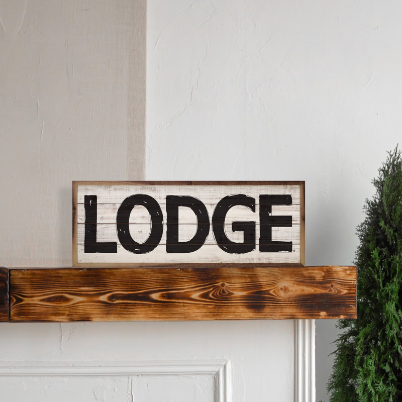 Lodge Whitewash, 4" H x 12" W