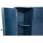 Armoire de rangement ovale avec 4 portes, armoire buffet avec rangement, armoire de rangement décorative