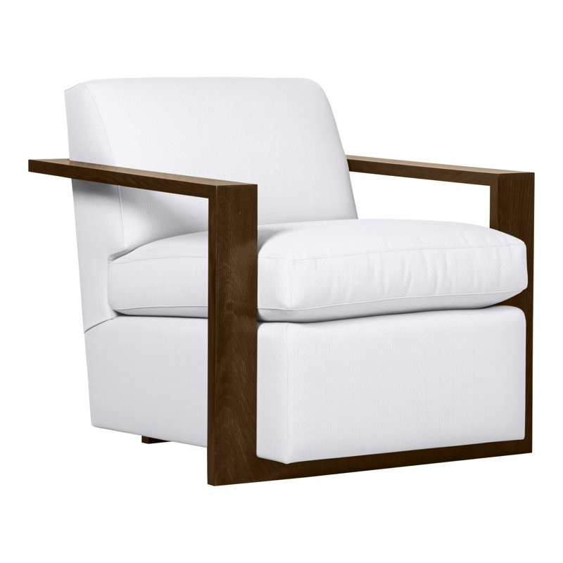 Thom Filicia Home Upholstered Armchair, Havana, Navada Snow