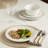 Tabletops Gallery Richmond Collection- 12 Piece Stoneware Embossed Dinnerware Set-98344852