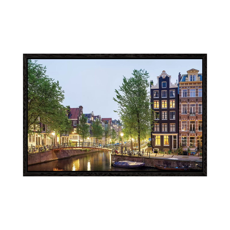 Cityscape II, Amsterdam, North Holland Province, Netherlands 1 Piece Wall Art on Canvas, 66.04 cm H x 45.72 cm W