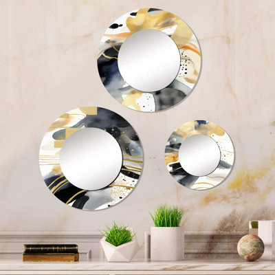Devannie Metal Round Mirror