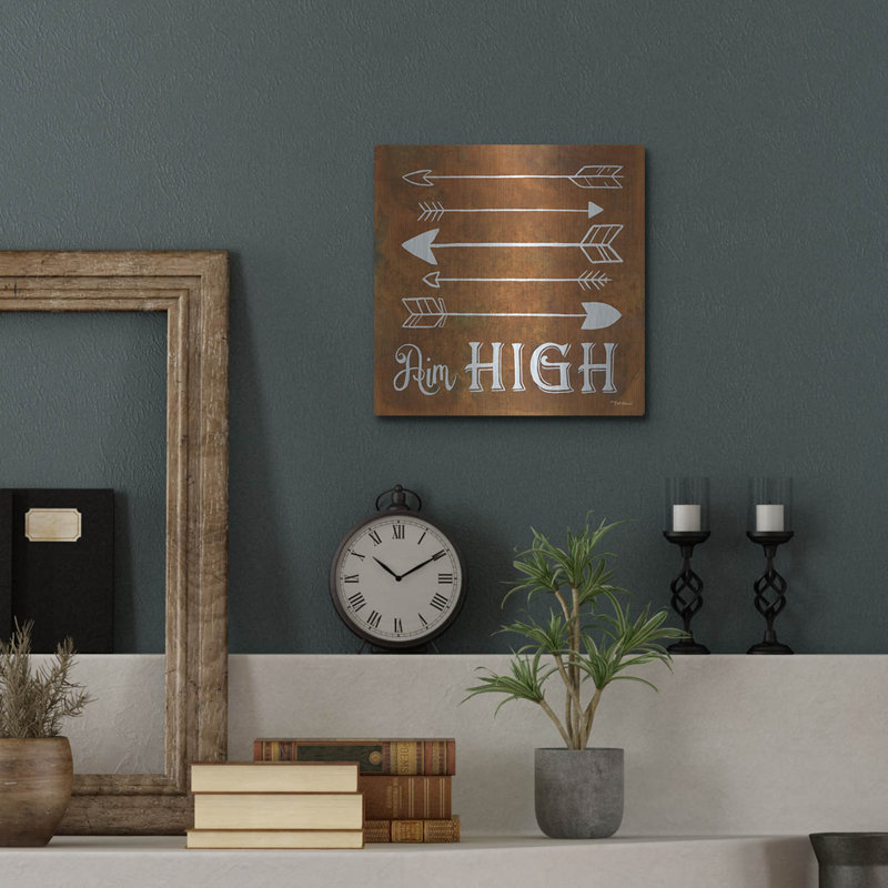 «Aim High» par Britt Hallowell, H 12 po x l 12 po