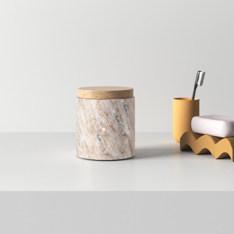 Vesuvio Marble Bathroom Storage Container
