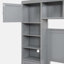 Lit en bois avec armoire et tablette tout-en-un-1205873027