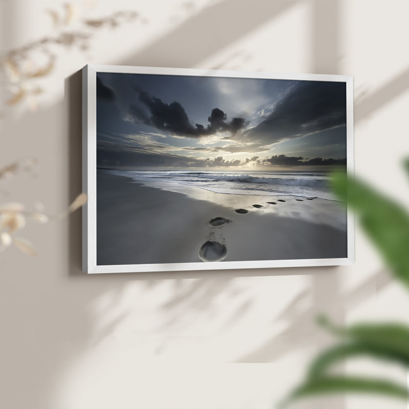 Nautical Series-XII -Framed Print - Restickable, 16" H x 20" W, White