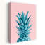 Vibrant bleu ananas audacieux, minimaliste, moderne, fruits, impression murale-129717888