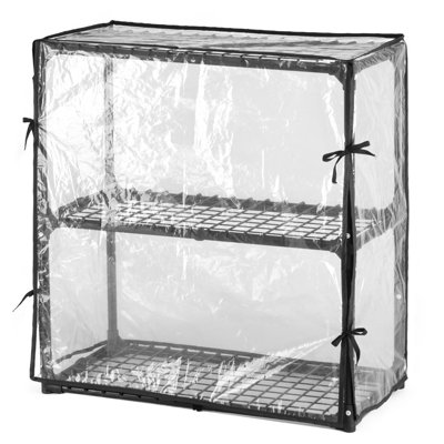Support à 3 tablettes avec couvercle, y compris un couvercle