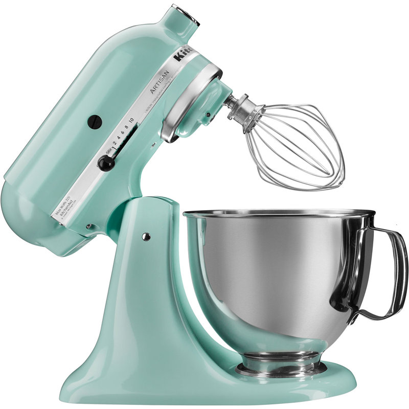 Batteur sur socle à tête inclinable de 5 pte Artisan® de KitchenAid®, Glace