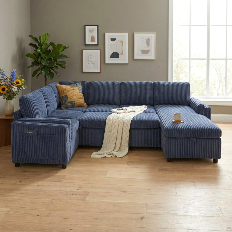 Divan-lit convertible, Blue