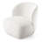 Modholic Tuva Lounge Chair, White Boucle