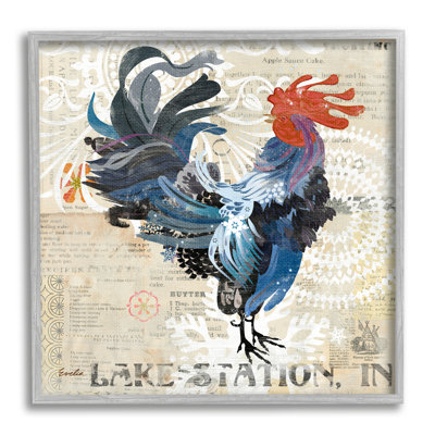 " Retro Rooster Farmhouse Kitchen "