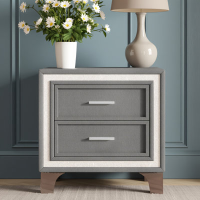 Table de chevet en velours Cozy
