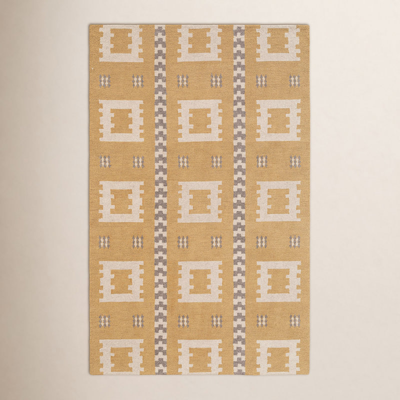 Tapis rectangulaire en laine Elsey, Rectangle 8 pi 9 po x 11 pi 9 po