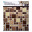 Carreau de mosaïque en pvc à écorce en pvc 10 po x 10 po-29083114