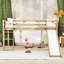 Lit mezzanine simple avec glissade et échelle Kenara-893917624
