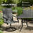Outdoor Gray Chairs,Swivel Chairs Set of 2-555127259