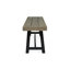 Banc en bois gris Sandblast