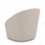 Chaise pivotante rembourrée Boucle