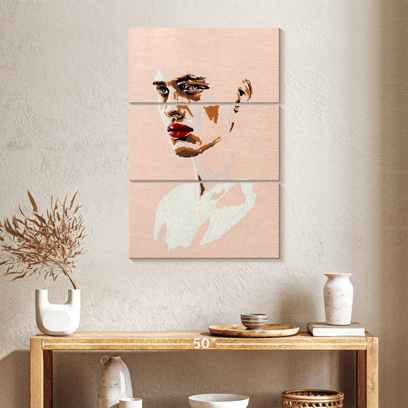 Leisha The Pink Boy I, 38" H x 24" W