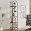 Adrianne 72.2'' H x 15.7'' W Steel Etagere Bookcase-111683883