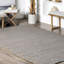 Tapis tissé à la main en mélange de jute-1158356340