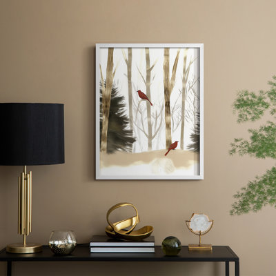 «Christmas Holiday Art CCL XXXVI», reproduction d'art encadrée - bois massif