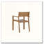 Ensemble de salle à manger 5 pièces rond en bois d'acacia avec design à lattes-633659423