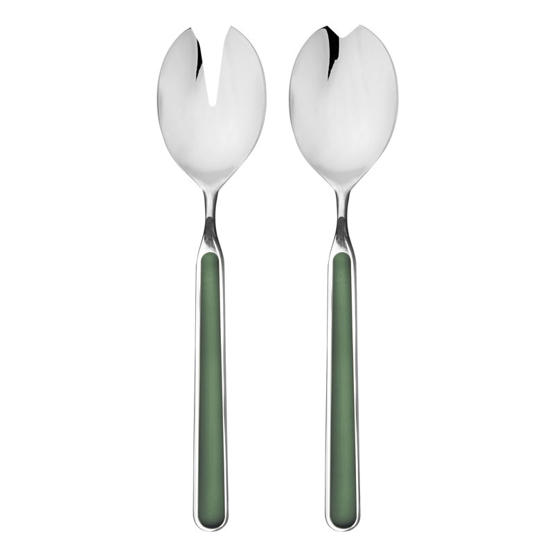 Fantasia Salad Servers, Green