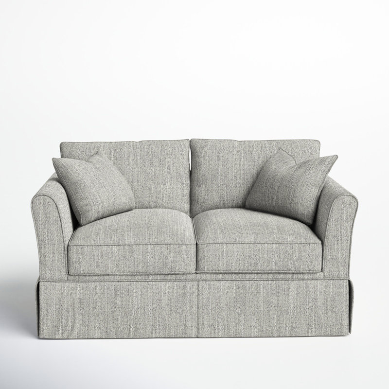 Shelby 60'' Upholstered Loveseat, Beat Ash Performance