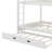 Queen Size Bunk Bed With Ladder And Trundle-1892930240