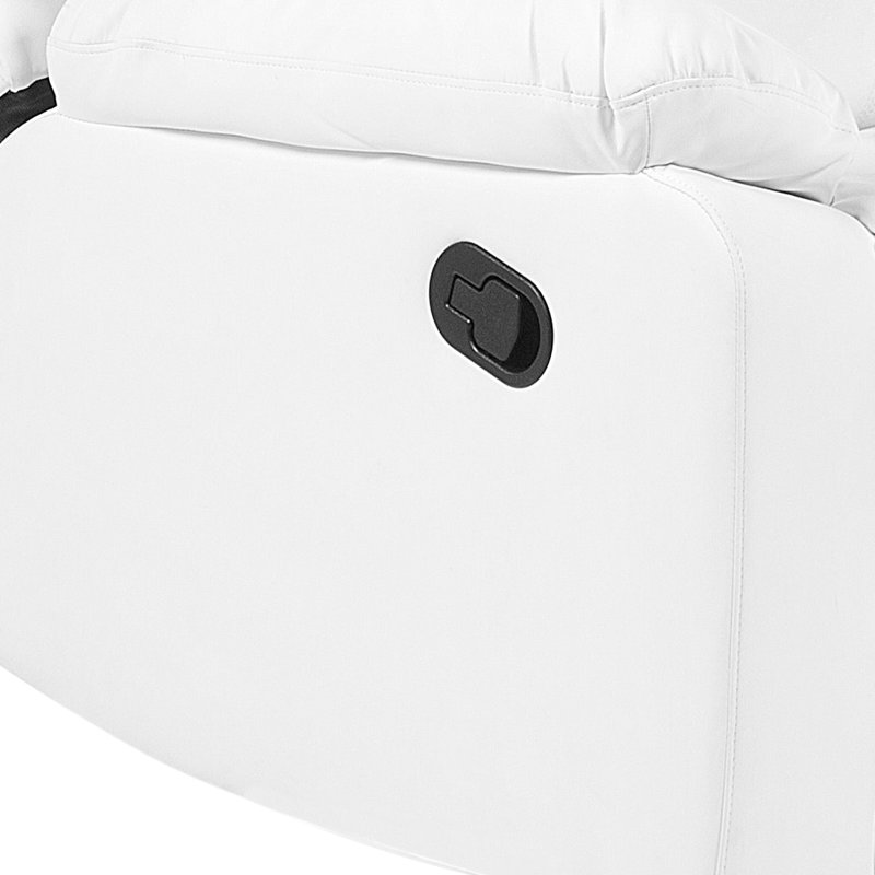 Grant 85cm Wide Club Recliner, White