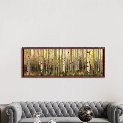 Forest Light by Allison Pearce - Panoramic Print on Canvas