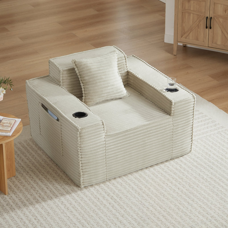 PYRMONT avec coussin et coussin moelleux, Chameau