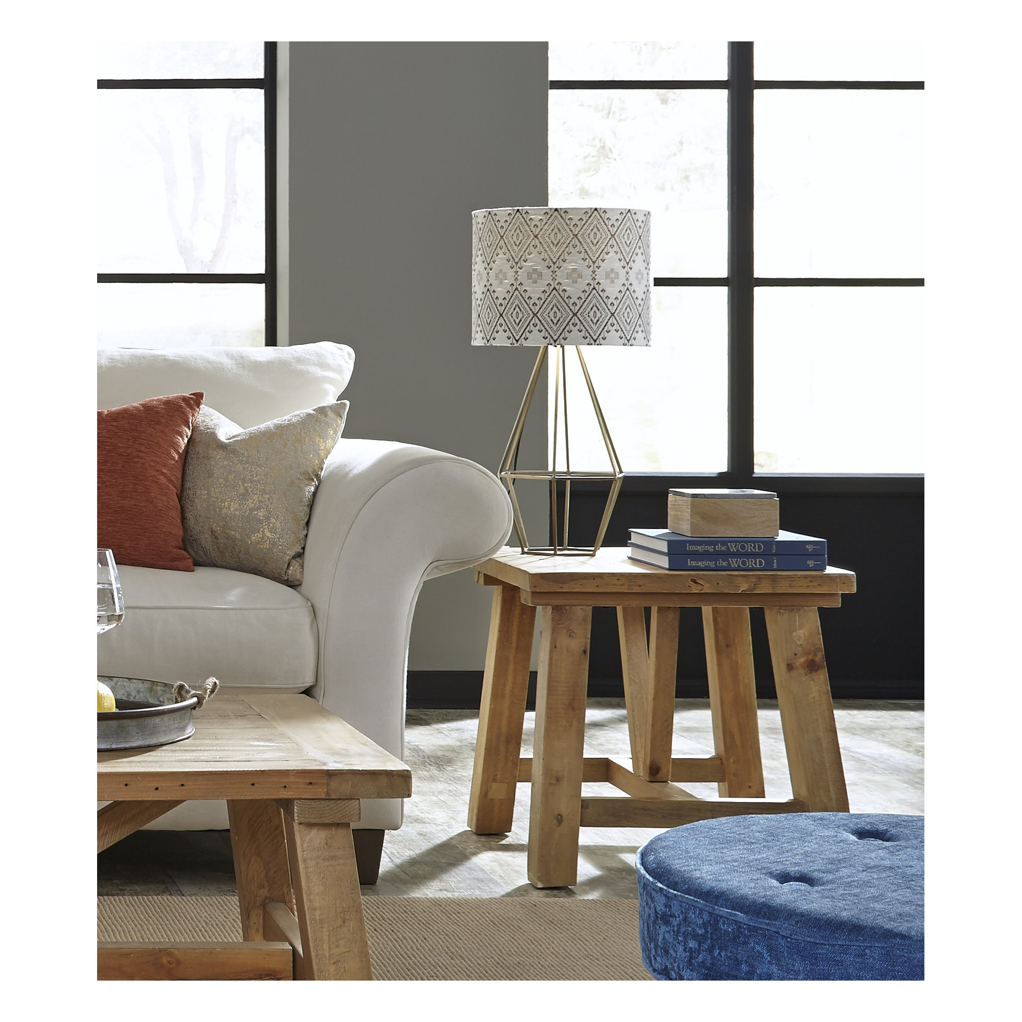 Bentwood Solid Wood End Table