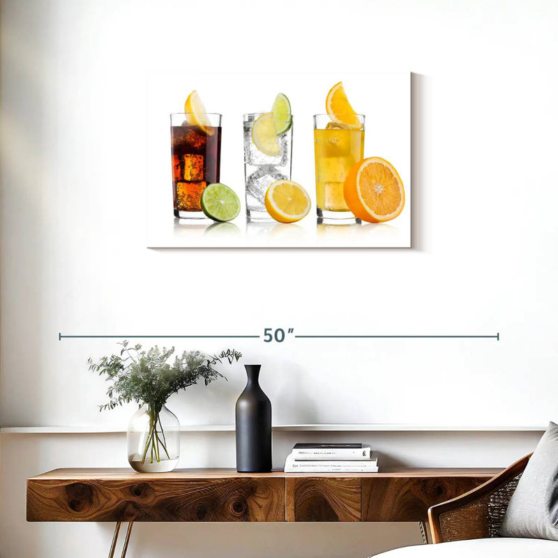 Yarlin Variety Of Drinks, 20" H x 30" W