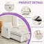 Fauteuil-lit rembourré 36,14 po, canapé-lit simple, futon-47228233