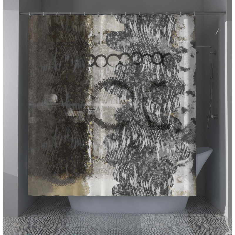 Abstract Shower Curtain